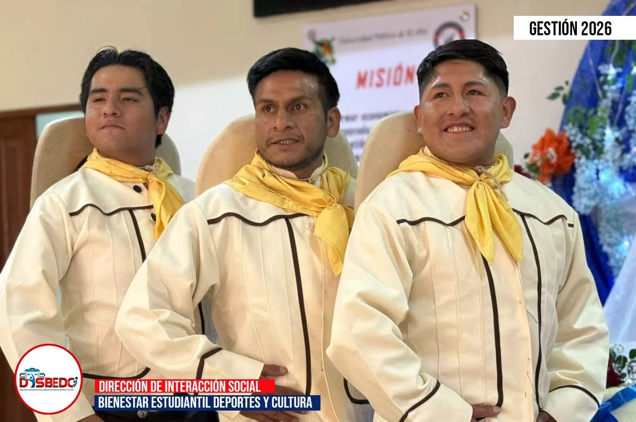 El Ballet Folklórico UPEA engalanó la Sesión de Honor de la Carrera de Economía