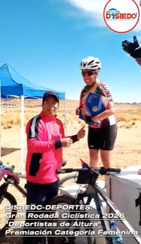 De esta manera se reconoció a las ganadoras de la categoría femenina en la Gran Rodada Ciclística “Deportistas de Altura” 2026